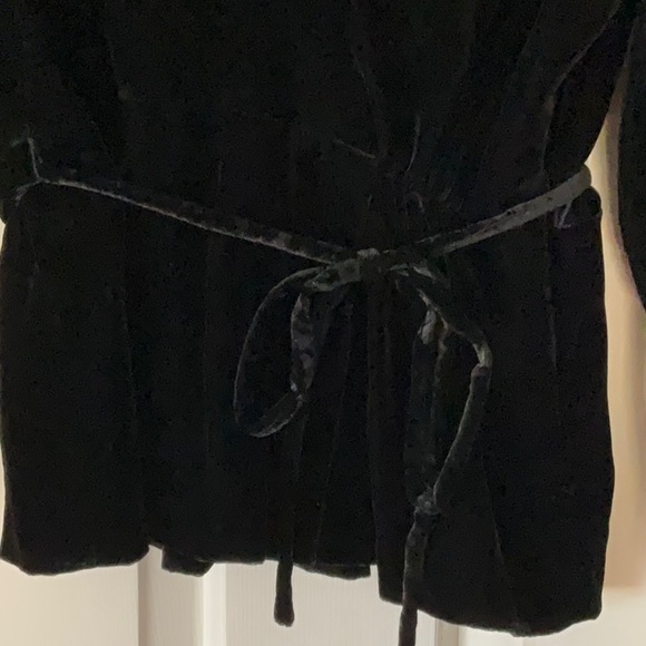 J.CREW BLACK VELVET TOP SIZE 16 NWT! - Picture 5 of 6